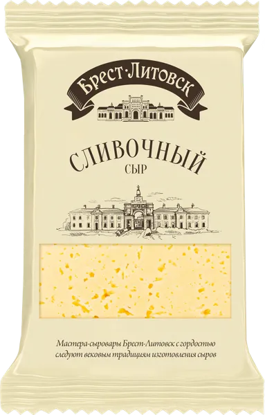 Изображение Сыр 50% Брест-Литовск сливочный Савушкин продукт м/у, 200 г