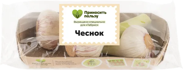 Изображение Корнеплод Краснодарский край Табрис чеснок молодой Кубанские поля подложка, 3 шт