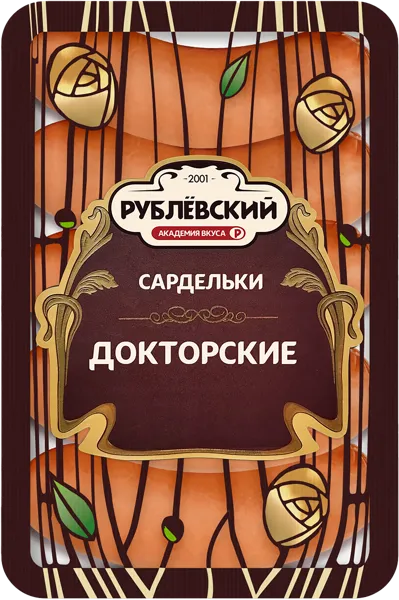 Изображение Сардельки н/о Рублевский докторские Протвинский МК в/у, 400 г