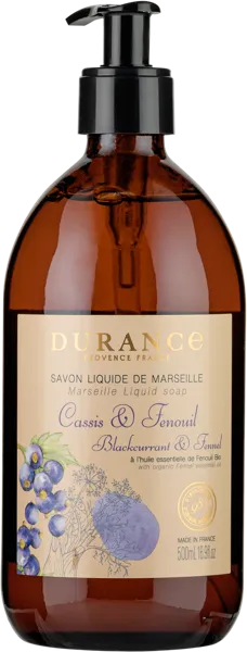 Изображение Мыло жидкое для рук Дюранс черная смородина и фенхел Дюранс стекло, 500 мл