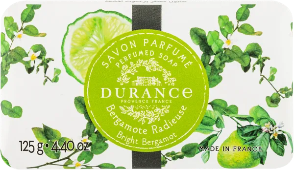 Изображение Мыло туалетное для рук и тела Дюранс яркий бергамот Дюранс м/у, 125 г