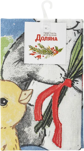 Изображение Полотенце 35х60см для кухни Доляна светлой пасхи Доляна м/у, 1 шт