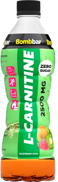 Изображение Напиток газ L-карнитин Бомббар киви малина Натуральные напитки п/б, 0,5 л