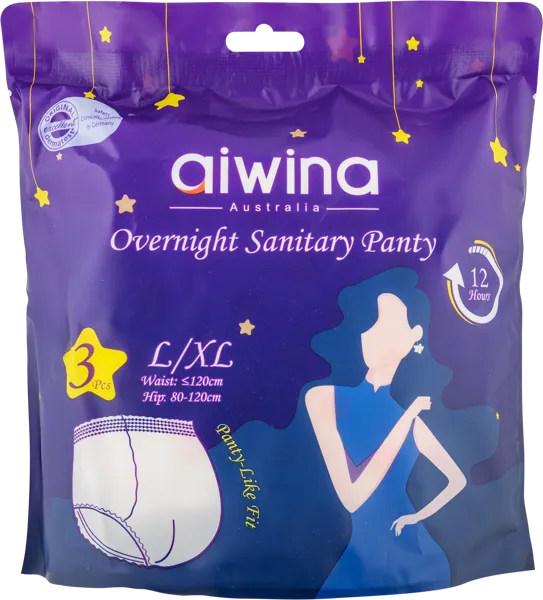 Изображение Трусики ночные Айвина L/XL одноразовые Фуцзянь м/у, 3 шт