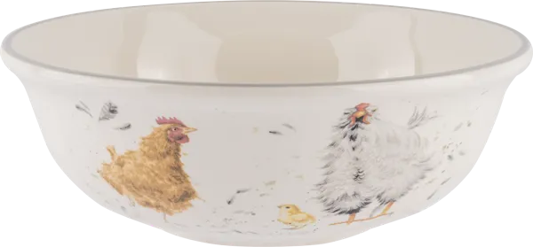 Изображение Салатник 1200мл белый Лефард фанни хенс две курочки Лефард к/у, 1 шт