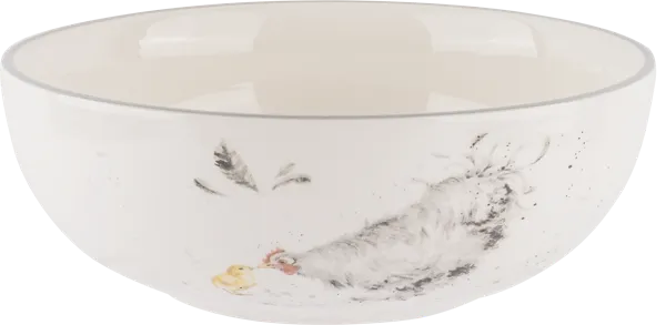 Изображение Салатник 650мл белый Лефард фанни хенс две курочки Лефард к/у, 1 шт