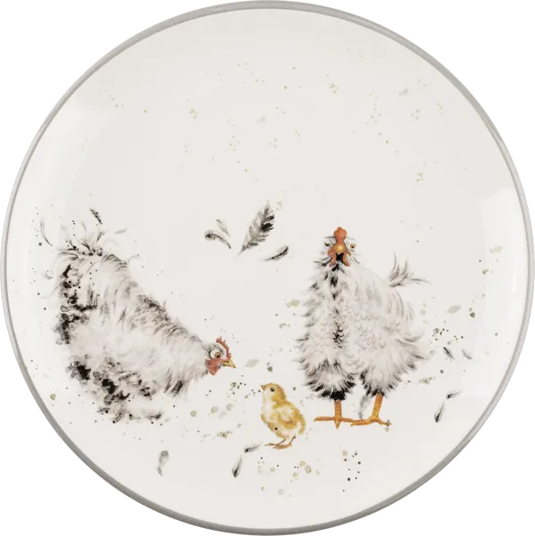 Изображение Тарелка 21х2,5см закусочная Лефард фанни хенс две курочки Лефард к/у, 1 шт