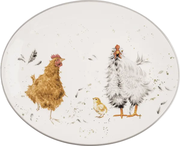 Изображение Блюдо 31,5х25,5см овальное Лефард фанни хенс курочка Лефард к/у, 1 шт