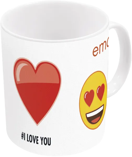 Изображение Кружка 325мл керамика Стор эмодзи ай лав ю Стор , 1 шт