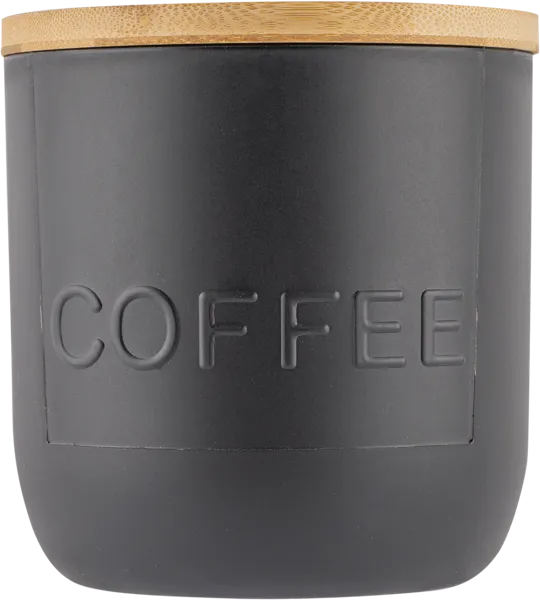 Изображение Контейнер 1л для хранения Купман черный с крышкой из дерев Купман Интернэшнл , 1 шт