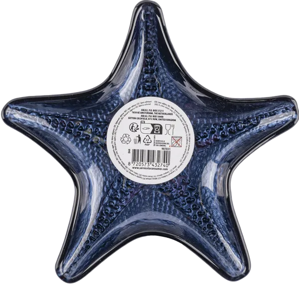 Изображение Тарелка 16см стекло Купман морская звезда Купман Интернэшнл к/у, 1 шт