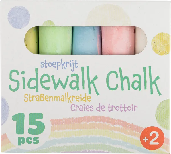 Изображение Мелки 15шт цветные Купман джамбо динозавр Купман Интернэшнл к/у, 1 шт