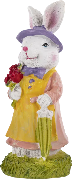 Изображение Фигурка 6х5х14,5см пасхальная Купман кролик на подставке Купман Интернэшнл , 1 шт
