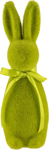 Изображение Фигурка 20см пасхальная Купман кролик с бантом стоит Купман Интернэшнл , 1 шт