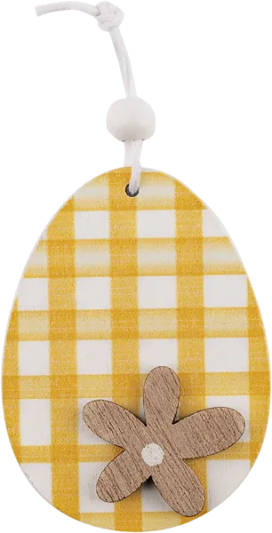 Изображение Подвеска пасхальная Купман яйцо кролик дерево Купман Интернэшнл , 1 шт