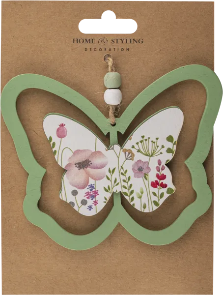 Изображение Подвеска пасхальная Купман сердце с цветами Купман Интернэшнл , 1 шт