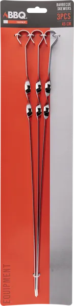 Изображение Шампуры 45см для гриля Купман металлические Купман Интернэшнл , 3 шт