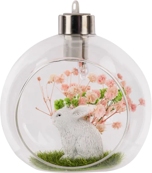 Изображение Подвеска пасхальная Купман шар с кроликом Купман Интернэшнл к/у, 1 шт