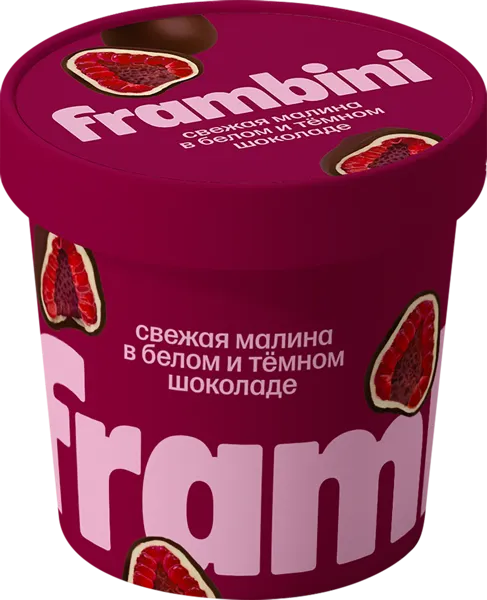 Изображение Ягоды замороженный Фрамбини малина в белом и темном Фрамбини 

ООО с/б, 130 г