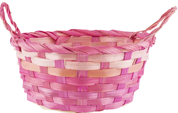 Изображение Корзинка 17см пасхальная Купман бамбук цветная Купман Интернэшнл , 1 шт