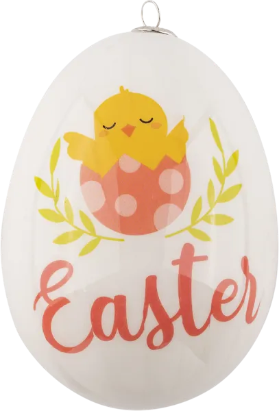 Изображение Подвеска 10см пасхальная Купман яйцо с надписью Купман Интернэшнл к/у, 1 шт