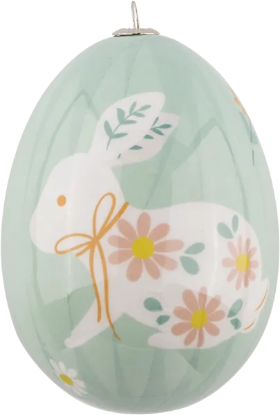 Изображение Подвеска 10см пасхальная Купман яйцо с цветами Купман Интернэшнл , 1 шт