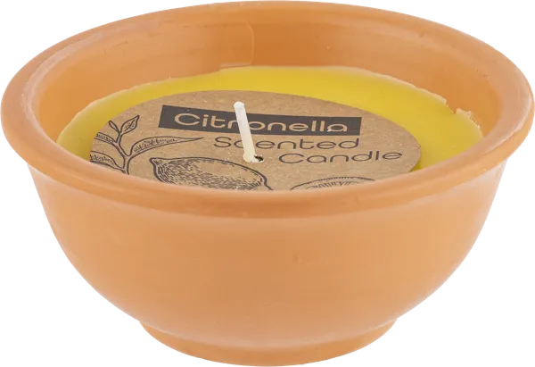 Изображение Свеча 11х5см от насекомых Купман цитронелла в горшочке Купман Интернэшнл к/у, 1 шт