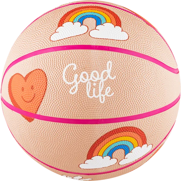 Изображение Мяч 24см облака и радуга Купман баскетбольный Купман Интернэшнл м/у, 1 шт