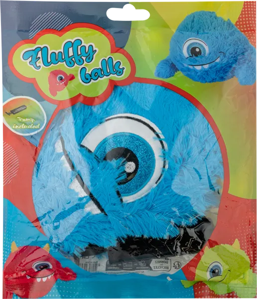 Изображение Мяч 23см мех Купман надувной монстр Купман Интернэшнл м/у, 1 шт