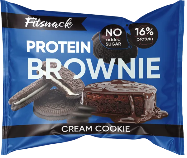 Изображение Пирожное протеиновое Фитснек брауни печенье крем Фитснек м/у, 50 г