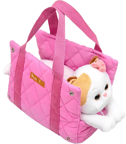 Изображение Мягкая игрушка 24см Будибаса друзья басика ли-ли в сумке-переноске МПП ООО к/у, 1 шт
