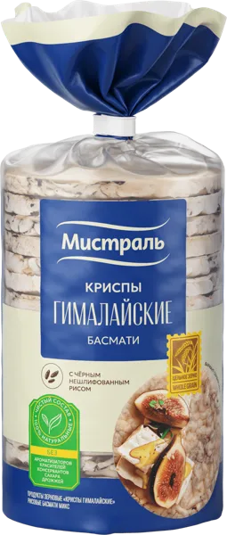 Изображение Хлебцы рисовые Мистраль гималайские Мистраль м/у, 120 г