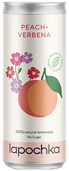 Изображение Напиток газ Лапочка Персик Вербена Островица ж/б, 0,33 л