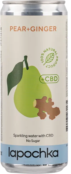 Изображение Напиток газ Лапочка груша имбирь Островица ж/б, 0,33 л