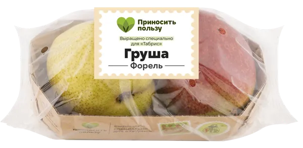 Изображение Фрукт Табрис груша форель Кубанские поля подложка, 2 шт