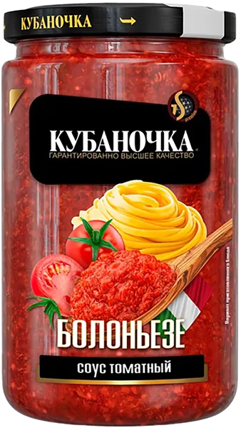 Изображение Соус томатный Кубаночка болоньезе Гранд-Стар с/б, 360 г