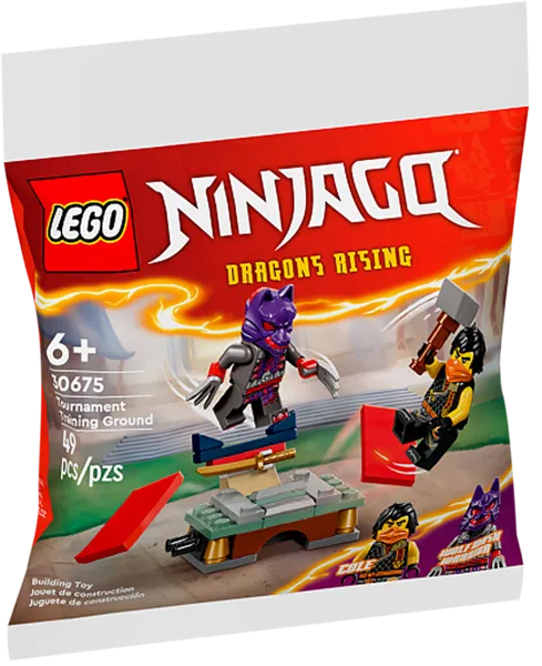 Изображение Конструктор с 6 лет 30675 Лего ниндзяго турнирная тренир площадка Лего м/у, 1 шт