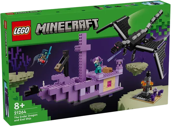 Изображение Конструктор с 8 лет 21264 Лего майнкрафт дракон и корабль эндера Лего к/у, 1 шт