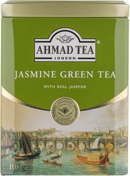 Изображение Чай зеленый Ахмад Ти жасмин СДС-Фудс ж/б, 100 г