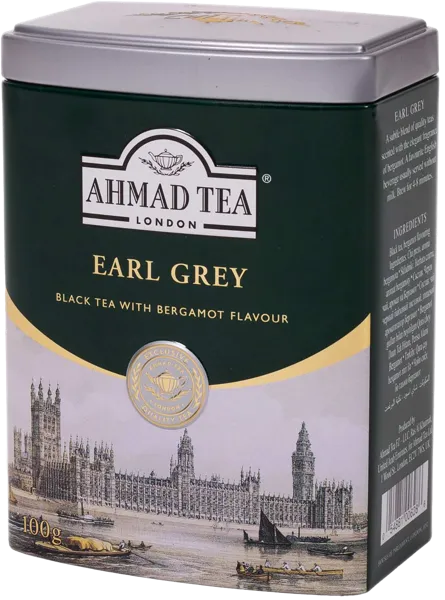 Изображение Чай черный Ахмад Ти эрл грэй СДС-Фудс ж/б, 100 г