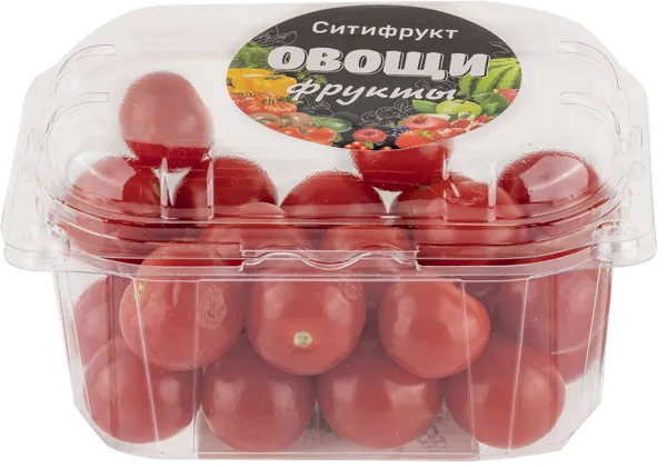 Изображение Овощ  томат черри красный Ситифрукт лоток, 200 г