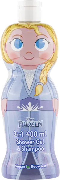 Изображение Гель для купания детский Эйр-вал эльза 2в1 Эйр-вал Инт п/у, 400 мл