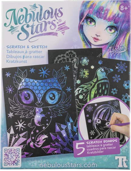 Изображение Набор для рисования Небулус Старс Айседора граттаж ТвинТим Эдженси к/у, 1 шт