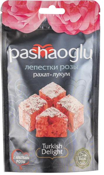 Изображение Рахат-Лукум Пашаоглу лепестки розы Восточный букет м/у, 150 г