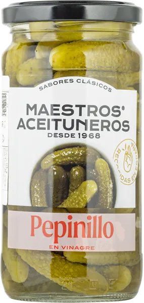 Изображение Корнишоны в уксусе Маэстрос Асейтунерос Маэстрос Асейтунерос с/б, 345 г