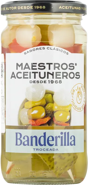 Изображение Коктейль из овощей сладкий Маэстрос Асейтунерос Бандерилья Маэстрос Асейтунерос с/б, 345 г