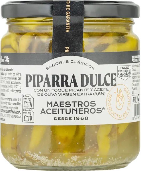 Изображение Перец в оливковом масле Маэстрос Асейтунерос сладкий чили Маэстрос Асейтунерос с/б, 345 г