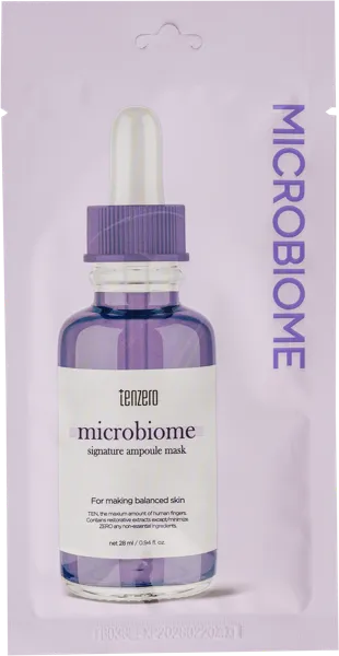 Изображение Маска омолаживающая для лица Тензеро микробиом Корея Си энд Би м/у, 1 шт
