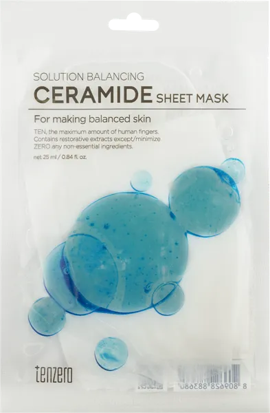 Изображение Маска увлажняющая для лица Тензеро керамиды Корея Си энд Би м/у, 1 шт