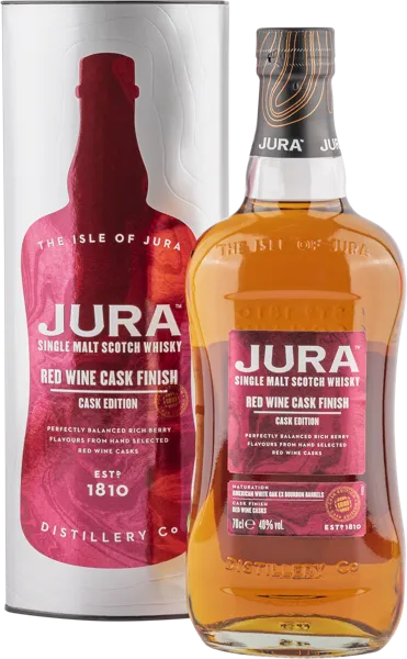 Изображение Виски односолодовый Джура Ред Вайн Каск острова от Уайт энд Маккей п/у, 0,7 л